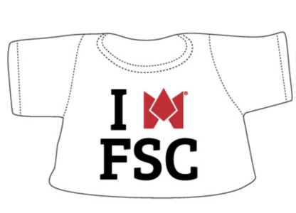 Custom Printing - 8" White T-Shirt - FLSouthern